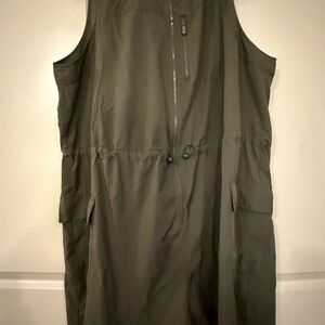 Old Navy Olive Green Sleeveless Utility Romper